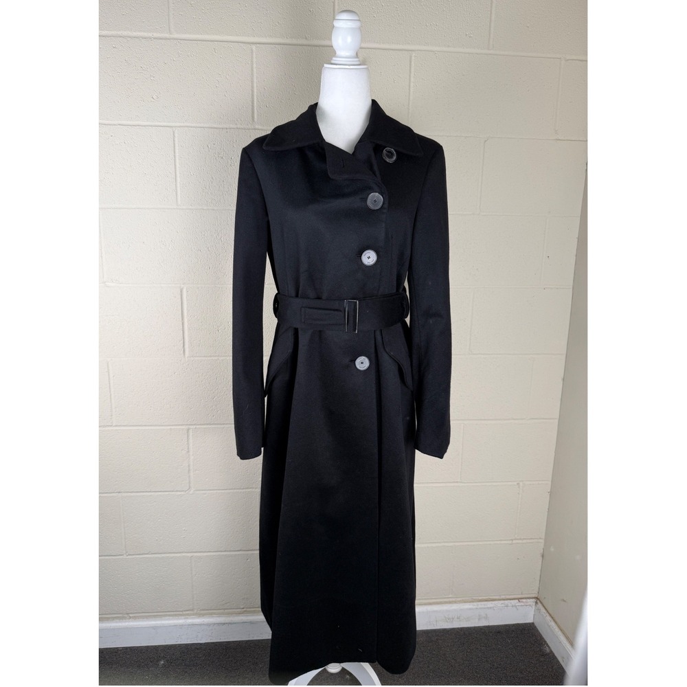 Vintage Y2K Escada Black Long Coat Size 36 SEE NOTES FOR DETAILS